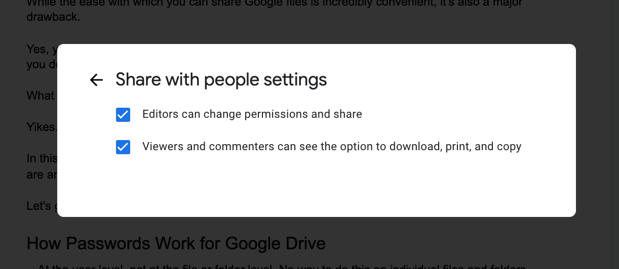 How to Password Protect Your Google Drive