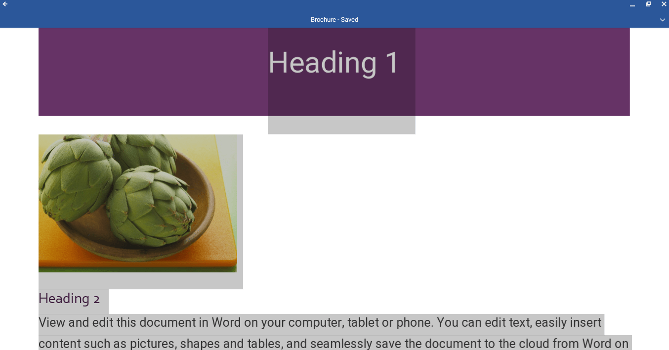 how to copy and paste to word document in android tablet