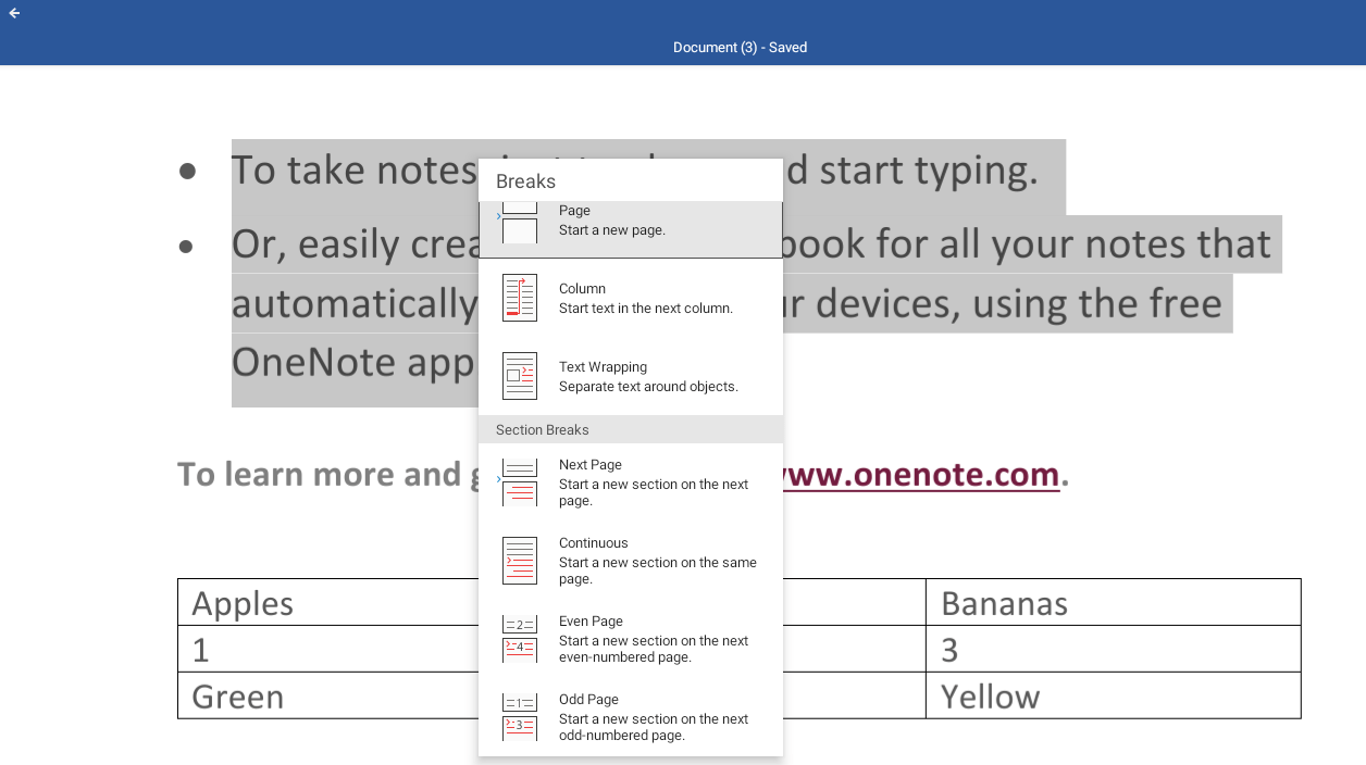 turn off microsoft word symbols