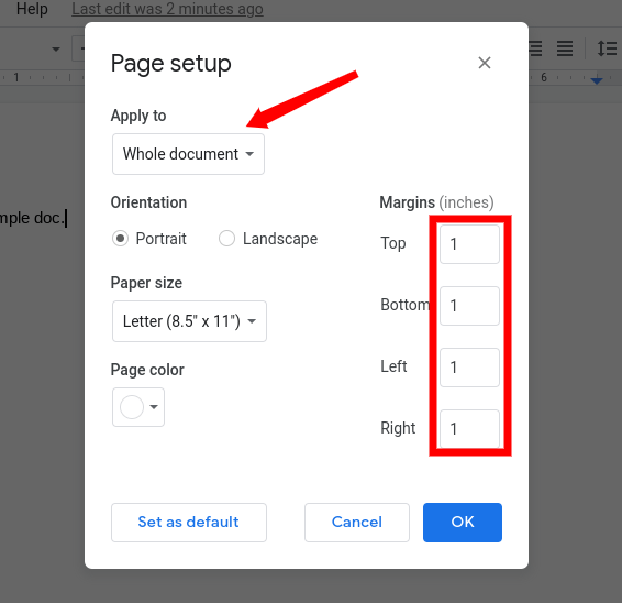 Checking Your Margins Using Double-Side Formatting