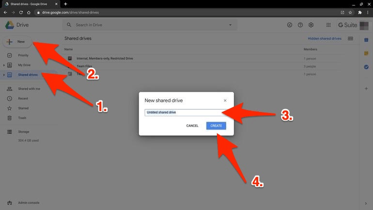 Google Meet osalejad Google Drive´i 