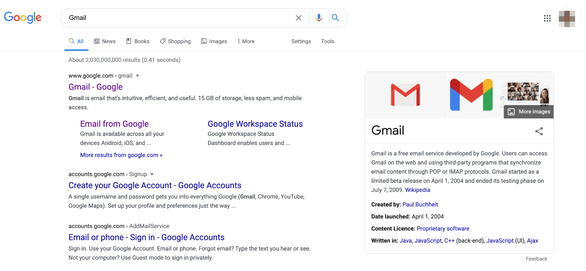 go for gmail pc