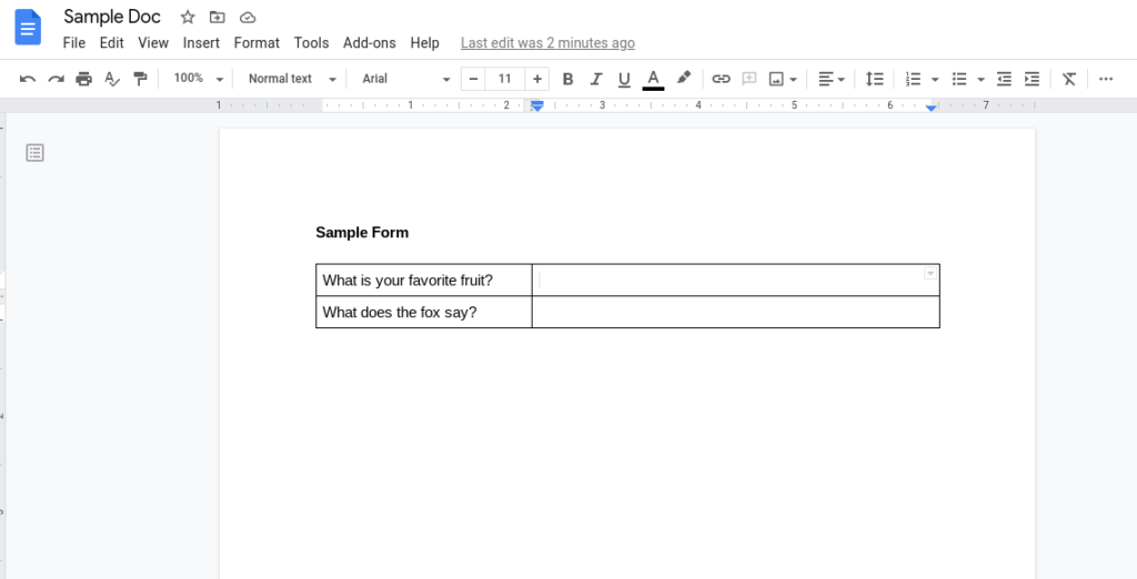 in google docs how to insert text box