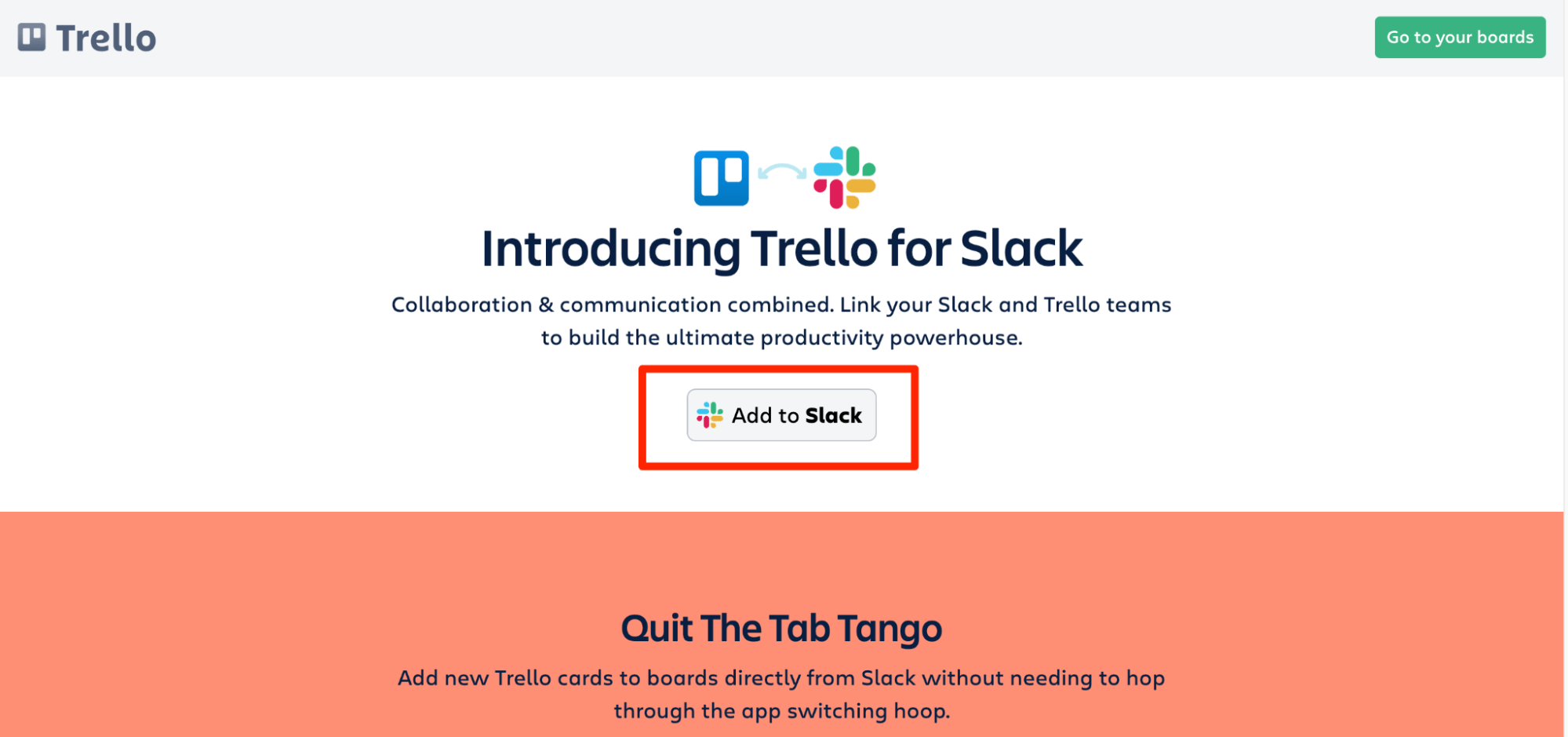 Introducing Trello for Slack