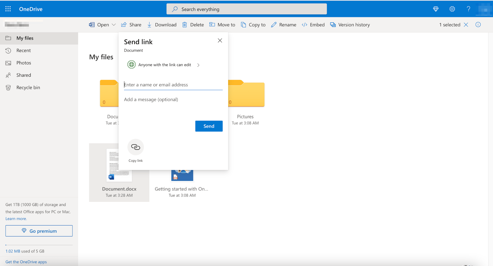 how to send bigger files in mail