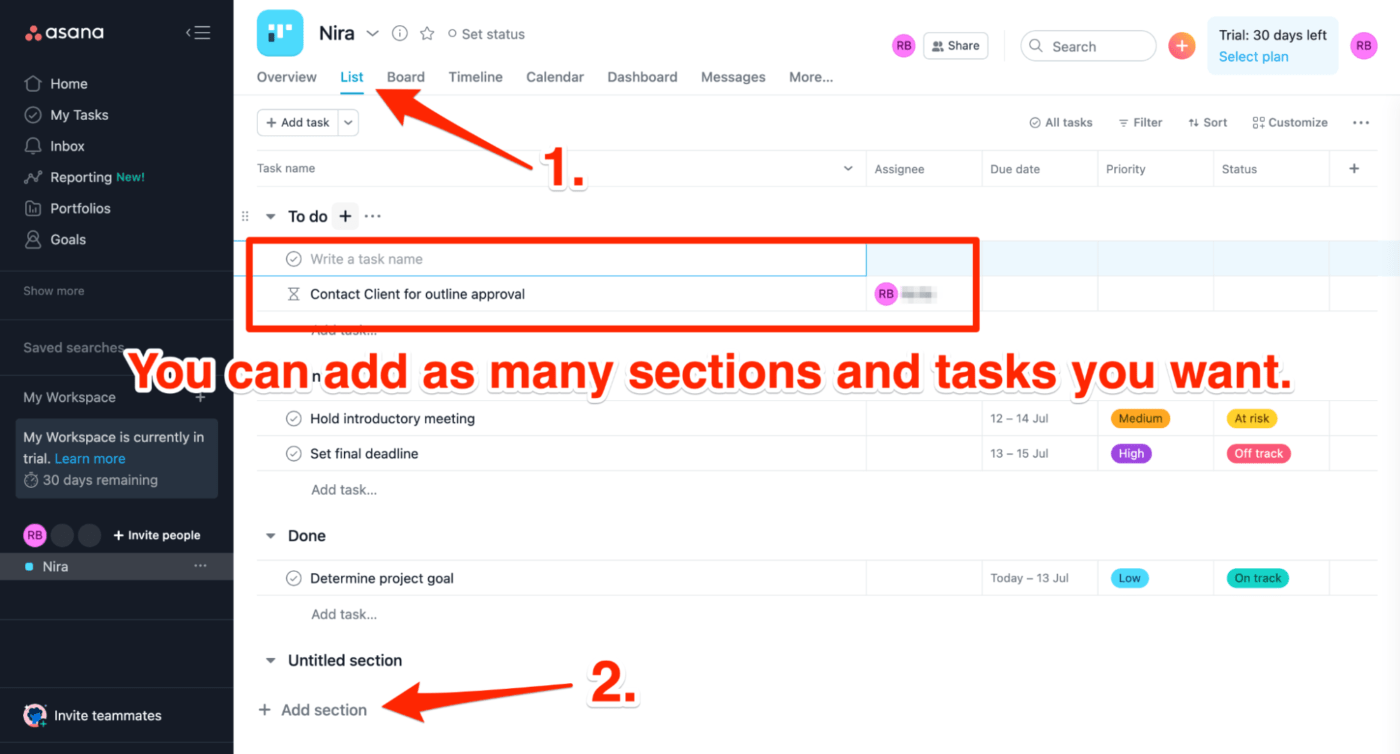 How to Use Asana as a Dashboard