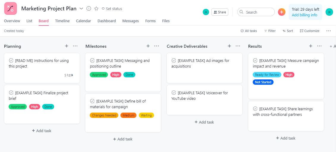 profile asana work graph builder apis