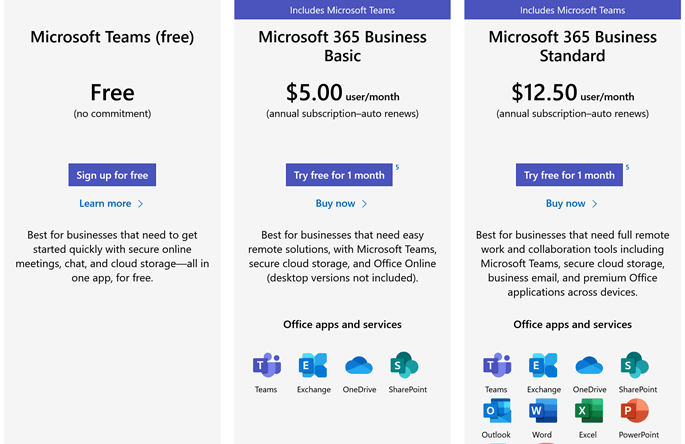 skype vs skype for business features