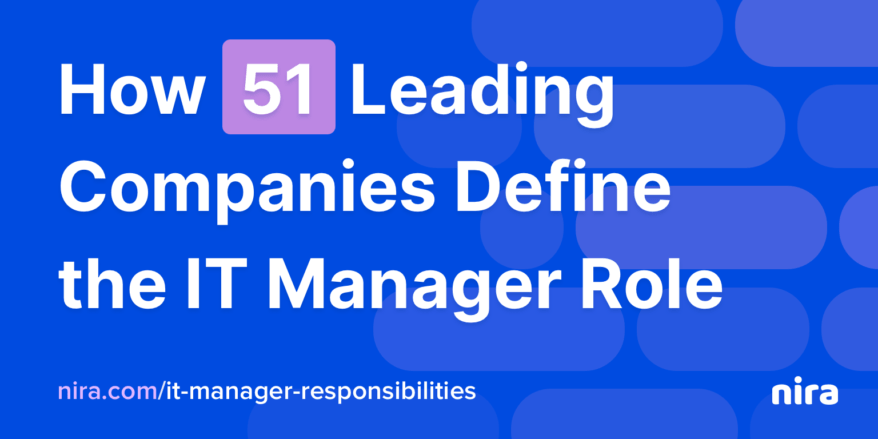 How 51 Leading Companies Define the IT Manager Role