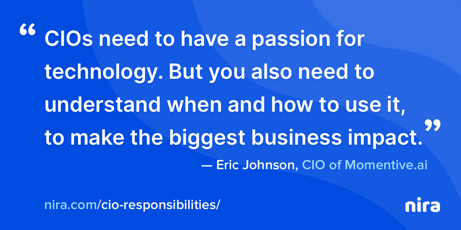 Eric Johnson CIO quote