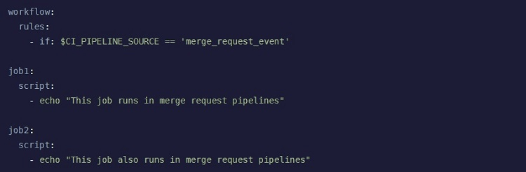 Merge Request example in GitLab