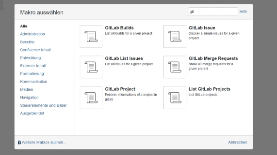 GitLab dashboard