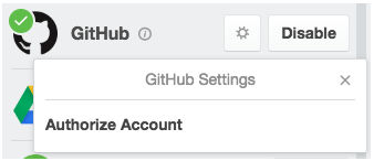Option to allow Trello access to GitHub account
