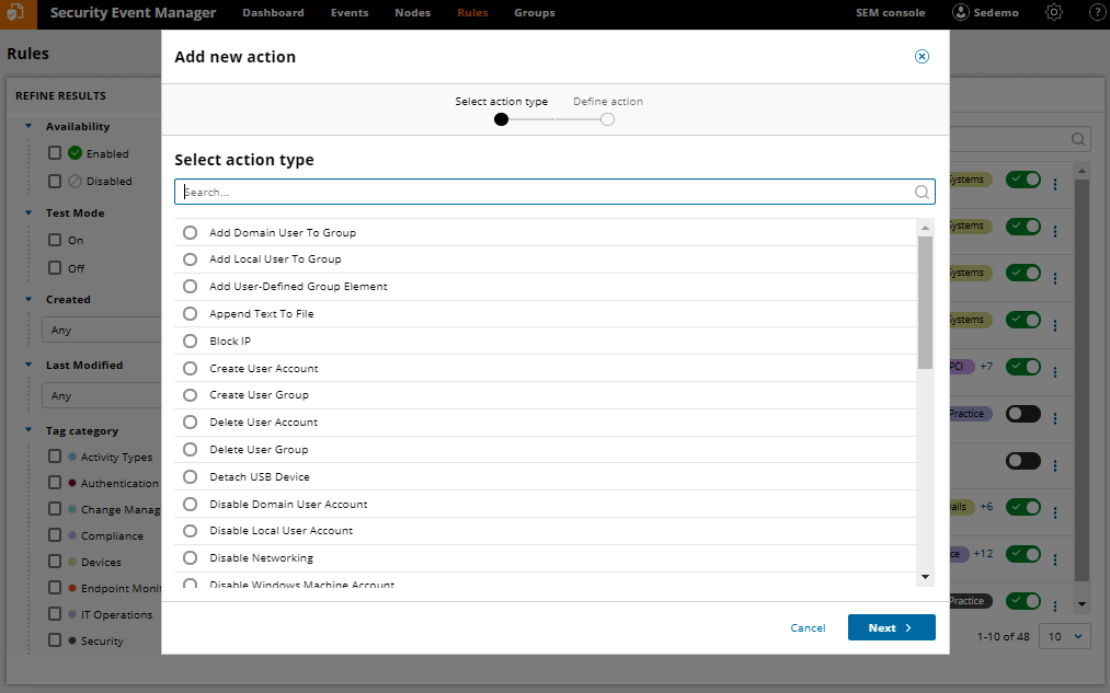 Incident Response Management control