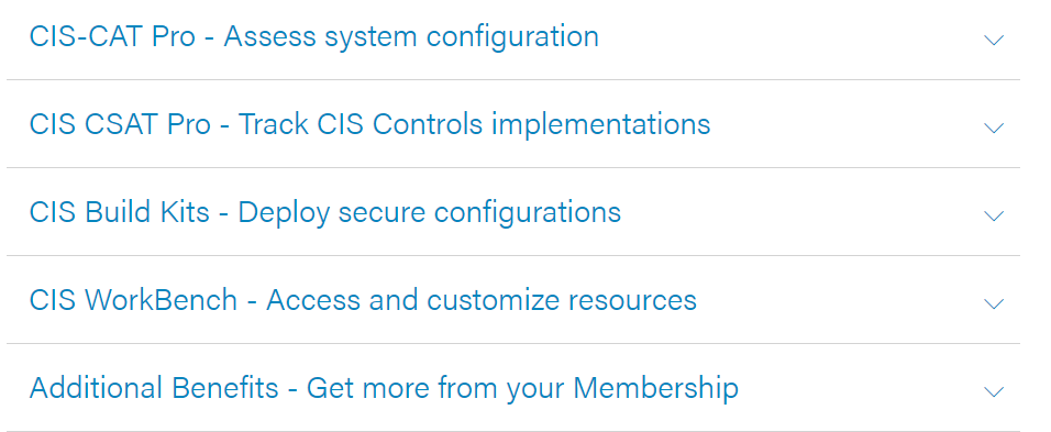 CIS SecureSuite Membership documents and resources