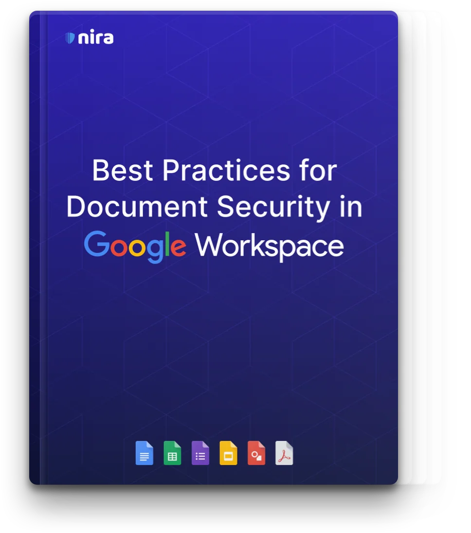 Best Practices for Document Security in Google Workspace