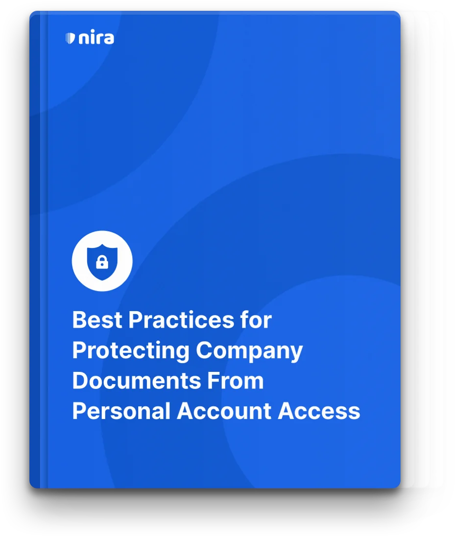 Best Practices for Protecting Company Documents From Personal Account Access